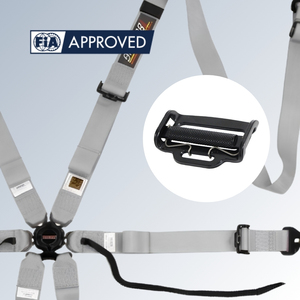 Clip de ceinture de sécurité de course pour voiture AD03, ajusteur en acier de 2 pouces, homologué FIA 8853 2016, matériel personnalisé, logo OEM ODM, usine de Taïwan - Product Image 1