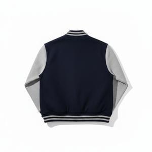 Chaqueta Varsity de Forro Polar Térmico para Hombre, Impermeable, Antibacteriana, Cortavientos, de Secado Rápido, 250g, Otoño, Unisex, Tejida - Product Image 3