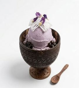 Premium <b>Coconut</b> <b>Shell</b> Ice Cream Cup for Boutique Cafes <b>Coconut</b> <b>Shell</b> Ice Cream Serving Dish for Eco Restaurants On Sale Price - Product Image 4