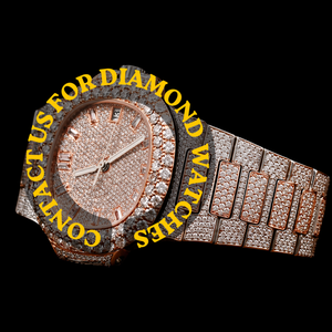 Reloj de Hombre de Alta Calidad con Esfera Cuadrada de Dos Tonos, Fecha Automática Clásica, Diamantes Moissanite y Diseño Hip Hop - Product Image 2
