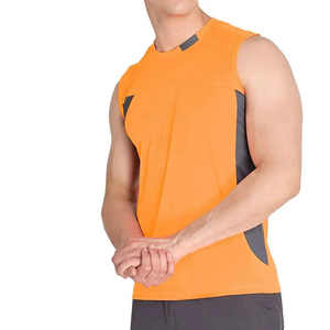 Débardeur de sport respirant 100 % coton à col ras du cou pour homme, idéal pour la musculation estivale - Product Image 2