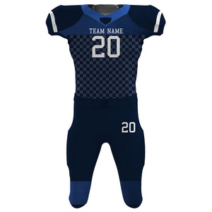Maillot de football américain sublimé personnalisé à bas prix, nouvelle marque, fourni directement par l'usine, uniforme de football américain unisexe - Product Image 1