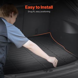 Tappetino per Bagagliaio 3D su Misura per Tesla Model Y 2020-2024, Protezione 5D in TPE, Sostituzione Tappetino Nero per SUV (1 Pezzo) - Product Image 3