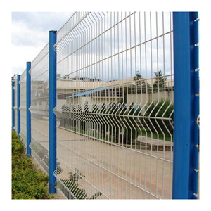 Cercado de panel de malla de alambre soldado de granja de jardín curvado 3D V recubierto de PVC de metal de acero galvanizado de alta calidad - Product Image 4
