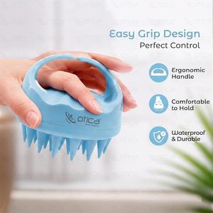 Cepillo para el Cabello, Cuidado del Cuero Cabelludo, Cerdas de Silicona, Redondo, Impermeable, Uso Doméstico, Salón de Belleza, Spa, Cuidado Personal, Otica SH-005 - Product Image 6