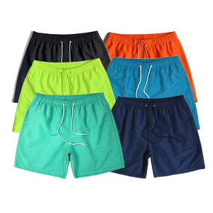 Pantalones Cortos Deportivos de Playa para Hombre, Transpirables, de Poliéster, Cintura Media, Impermeables y Ecológicos, con Diseño Sólido - Product Image 2