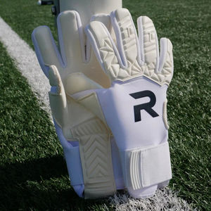 Gants de gardien de but professionnels, blancs, en latex, avec grip, respirants, protection des doigts, football, unisexe, entraînement en plein air, utilisation en match - Product Image 1