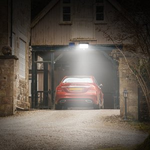 IP65 lampada da parete esterna a energia solare impermeabile con sensore di movimento luce crepuscolo all'alba per ponte porta anteriore per uso esterno - Product Image 3