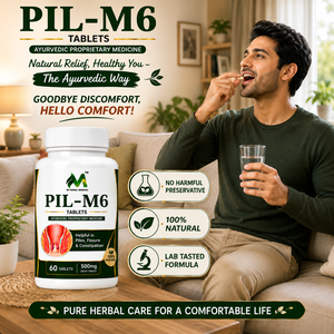 Tabletas de Extracto de Plantas MY HERBALS PIL-M6 500mg, Salud Digestiva Diaria y Comodidad Intestinal, Fórmula Ayurvédica Premium para el Bienestar Diario - Product Image 5