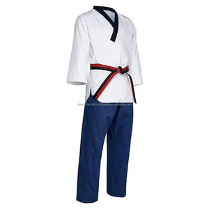 Customized Made Logo 2025 Taekwondo Uniforms Cotton Martial Art Taekwondo Uniform Weight Uniform - Product Image 2
