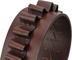 Bandoulière tactique en cuir suédé véritable de qualité supérieure, durable, pour 12 cartouches de calibre, avec accessoires Molle, ceinture porte-munitions - Product Image 3