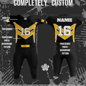 Uniforme de Fútbol Americano Personalizado 24/25 con Logotipo, de Secado Rápido, Profesional, Hecho a Medida para Equipos - Product Image 5
