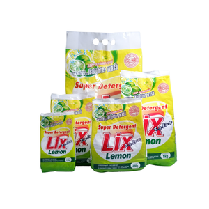 Lessive en poudre Lix Extra Citron, détergent blanchissant pour vêtements, haute mousse, super blanchissant, antibactérien, vente en gros - Product Image 4