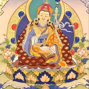 Thanka tibetano hecho en Nepal pintado a mano estilo clásico algodón Natural seda concentración oración figura retrato pinturas - Product Image 1