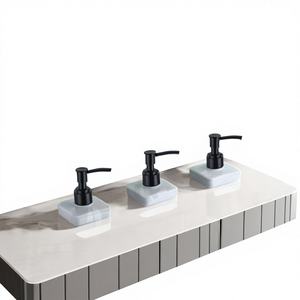 ขวดปั๊มสบู่เหลวแบบเติมได้ 3 ช่อง ยี่ห้อ Kave Bath คุณภาพสูง ผลิตจากพลาสติก ABS สีดำเคลือบ PVD ดีไซน์ทันสมัย เป็นมิตรกับสิ่งแวดล้อม รับประกัน 5 ปี - Product Image 2