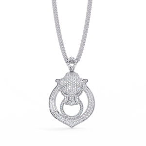 Colgante de Mariposa de Plata 925 con Diamantes de Laboratorio, Collar Personalizado con Gemas Coloridas, Joyería de Lujo, Fabricación al por Mayor OEM ODM - Product Image 3