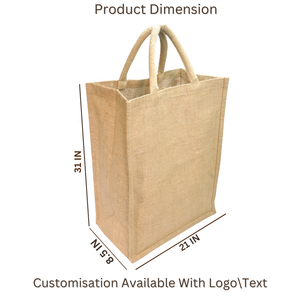 LMC Global personalizado duradero respetuoso con el medio ambiente OEM venta al por mayor bolsa de almuerzo de yute reutilizable cierre de cremallera para oficina/escuela/picnic/playa - Product Image 2