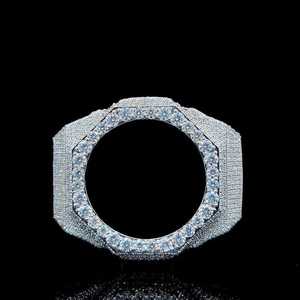 Reloj Personalizado Compatible con GA2100, Bisel con Incrustaciones de Diamantes, Acero Inoxidable, Modificación de Lujo, Estilo GA2100, Caja Metálica con Incrustaciones de Diamantes, Premium - Product Image 4