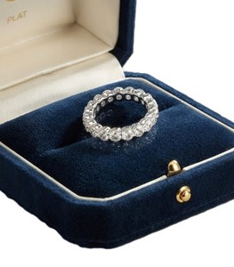 Round Cut Lab Grown Diamond Full Eternity <b>Ring</b> Full <b>Circle</b> Wedding Band 10K 14K 18K Solid Gold IGI Certificate Bridal Gift <b>Ring</b> - Product Image 5