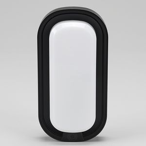 Vitson ไฟเซนเซอร์ LED ติดผนัง15W สีขาวเข้ม IP65รูปไข่มีผิวสีดำสำหรับบ้านหรือสำนักงาน438649 - Product Image 1