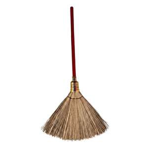 Balai en bâton de noix de coco naturel avec manche en bois, durable et écologique, pour balayer les jardins extérieurs, balai Lidi indonésien - Product Image 1