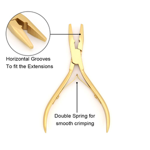 Advanced Hair Extension Plier Kit for Micro Link <b>Beads</b> Installation Loop <b>Needle</b> and Hair Styling Tool Set - Product Image 4