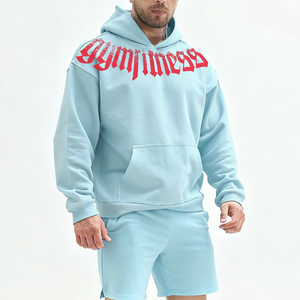 Men's for Hooded <b>Sweatshirt</b> Oversized Cotton Fleece Casual Autumn Streetwear <b>Heart</b> Print Front Pocket Breathable - Product Image 3