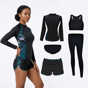 Camiseta Deportiva de Manga Corta para Mujer, con Protección Solar UPF 50+, Compresión, para Gimnasio, Surf, Yoga, de Secado Rápido, Impresión Digital, Venta al Por Mayor - Product Image 5