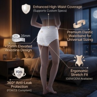 Culottes menstruelles jetables Insoftb en gros, culottes de règles, pantalons hygiéniques pour usage nocturne, flux abondant, logo personnalisé d'usine, OEM