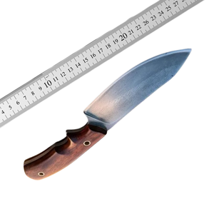 Premium Fixed Blade Stainless Steel Hunting/Camping/Skinning Knife <b>Leather</b> Sheath OEM Customizable Wood Handle Outdoor <b>Tools</b> for - Product Image 6