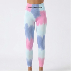 Leggings de Yoga Tie Dye North Approach, Cintura Alta, Elásticos en Cuatro Direcciones, Spandex y Poliéster, Ropa Deportiva para Mujer - Product Image 1