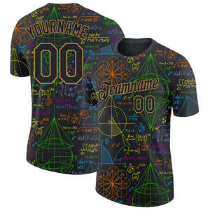 Camisetas Deportivas Personalizadas con Estampado Geométrico, Ropa Deportiva de Secado Rápido, Venta al Por Mayor OEM, Fábrica de Camisetas para Hombre - Product Image 1