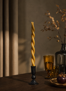 Luxury Black Aluminum Modern Handmade Eco-Friendly Candlestick Holder Durable Premium Quality Home Wedding <b>Decor</b> <b>Table</b> - Product Image 5