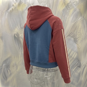 Sweat-shirt à capuche zippé pour homme Snowgrace, en coton French Terry, manches raglan, design sportif, vêtements d'automne - Product Image 2