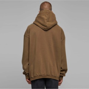 Sudadera con Capucha de Felpa Francesa Vintage de Poliéster/Algodón, Corte Regular, Diseño con Cremallera Frontal, Informal, para Hombre, Invierno - Product Image 5