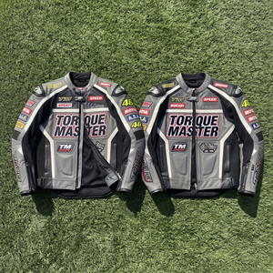 Custom Genuine Cowhide Leather Jacket Handmade Biker Racer Leather <b>Coat</b> Unisex <b>Heavy</b> <b>Duty</b> Protective Motorbike Riding Jackets - Product Image 1