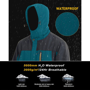 Diseña Tu Propia Chaqueta Cortavientos con Capucha de Lona Talla Grande - Colores Personalizados, Logotipo Frontal, Impermeable, Ecológica, Cortavientos de Invierno - Product Image 3
