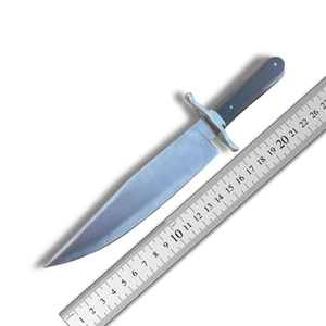 Cuchillo Bowie de Hoja Fija Hecho a Mano por A&M ENTERPRISES, Acero Inoxidable, Punta Caída, Mango de Madera, Funda de Cuero, Cuchillos de Supervivencia y Camping - Product Image 3
