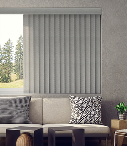 High Quality Vertical <b>Window</b> <b>Shades</b> PVC Fabric Slats Adjustable Blinds Various Textures Colors Privacy for Home Office Space - Product Image 3