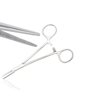 Pinzas Halsted Mosquito Duraderas de Punta Fina con Agarre Cómodo para Uso Clínico y Sanitario - Product Image 1