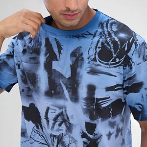 T-shirt Homme Personnalisé Coupe Ample 100% Coton Épais 260 g/m² DTG Style Urbain Rétro Effet Délavé Vierge - Product Image 6