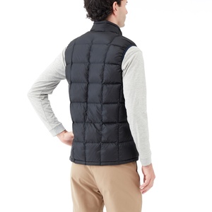 Vente en gros de veste à bulles d'hiver pour hommes, nouveau style, fermeture à glissière complète, logo de marque personnalisé pour gilets décontractés pour hommes - Product Image 3