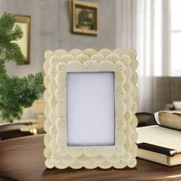 Cadre photo en bois tendance avec couleur et taille personnalisables, imitation antique, design moderne décoratif mural