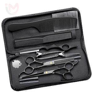 Juego de Tijeras de Peluquería Profesionales de Acero Inoxidable, Duraderas, de Alta Calidad, Personalizables, Herramienta de Salón para Belleza y Peluquería - Product Image 1