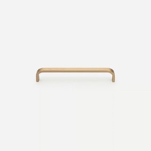Poignée Courbe Moderne en Bronze Antique et Laiton Brossé pour Meubles, Salle de Bain, Chambre, Porte, Armoire, Commode - Product Image 4