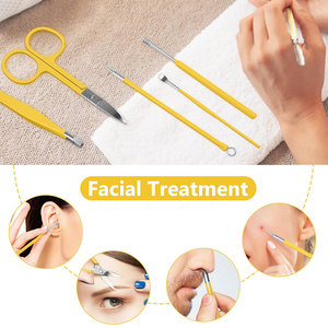 Full Set Stainless Steel Men Women Grooming <b>Kit</b> Professional Nail <b>Manicure</b> <b>Kit</b> Pedicure Set for Home and Travel - Product Image 5