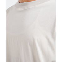 T-shirt de sport beige surdimensionné pour femme, coupe décontractée, manches courtes, ultra doux, léger et design, idéal pour la gym