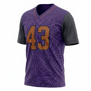 Maillot de football américain pour hommes, léger, personnalisé, uniforme sportif confortable, tissu respirant, design athlétique, vente chaude - Product Image 2