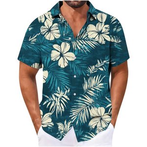 Men's New Design Trendy Summer Spring Plus Size Knitted <b>100</b>% <b>Polyester</b> Dobby Fabric Quick Dry Breathable Eco-Friendly Long Shirt - Product Image 1