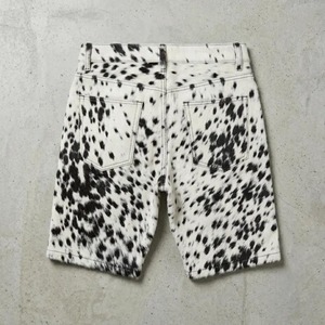 Shorts en cuir de vachette véritable haut de gamme pour hommes – Tendance, décontractés, streetwear, durables, coupe ajustée, élégants, bas de tenue d'été professionnels - Product Image 5